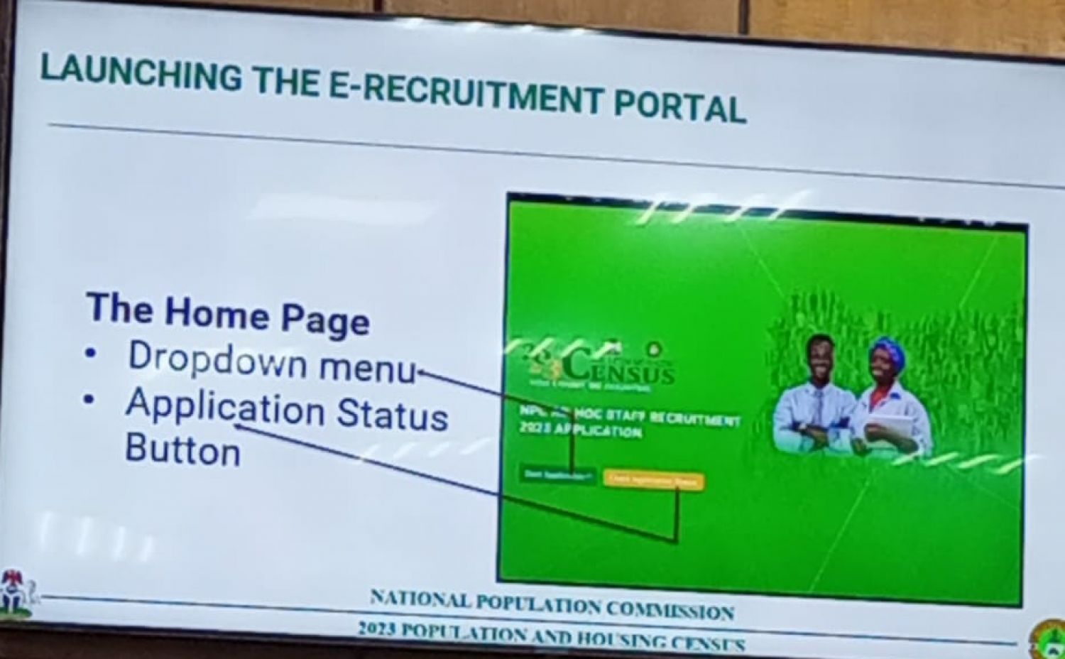 NPC Launches Census erecruitment Portal. Targets 25million Applications